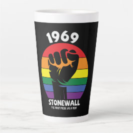 Stonewall Riot Remembrance Gay Pride Latte Mok