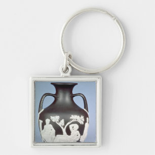 Stoneware, kopie van de Portland Vase Sleutelhanger