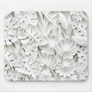 Stonewerk in een Leaf en Flower Motif Muismat