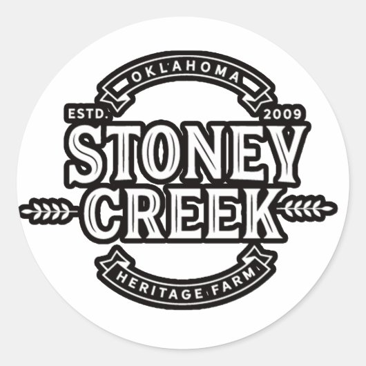 Stoney Creek Heritage Boerderij Stickers (Voorkant)
