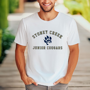 Stoney Creek Junior Cougars Heren Wit T-shirt