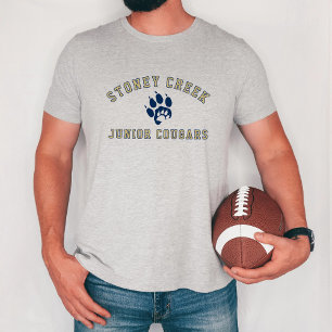 Stoney Creek Junior Cougars Poot Grijze Papa Tri-Blend Shirt