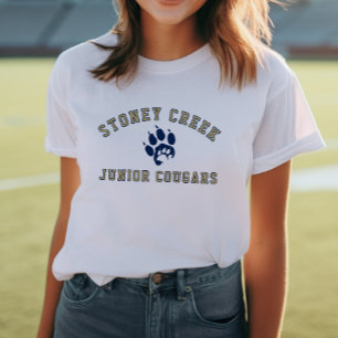 Stoney Creek Junior Cougars Poot Wit Tri-Blend Shirt