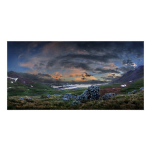 Stoney Pass Sunset - Colorado Trail Perfect Poster