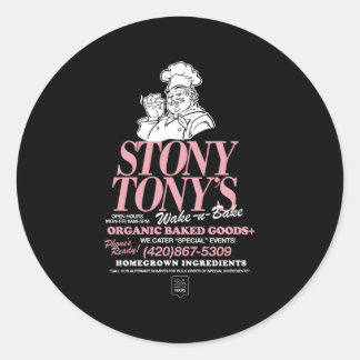 Stoney Tony Ronde Sticker