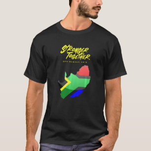 Stonger Samen Sa Springbok Bokke Zuid-Afrikaans T-shirt