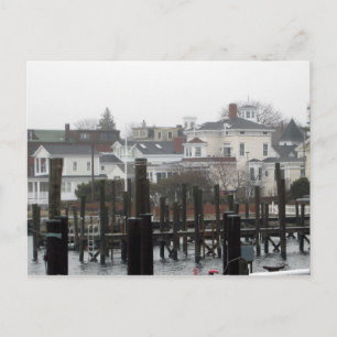 stonington vanaf de dok briefkaart