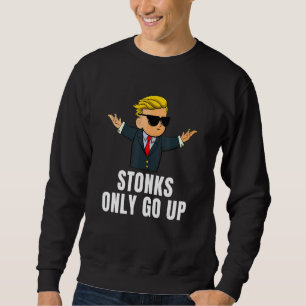 Stonks gaan alleen omhoog Wall Street Bets Meme Tr Trui
