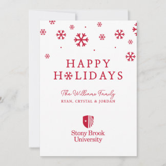 Stony Brook University | Woordmerk Feestdagenkaart