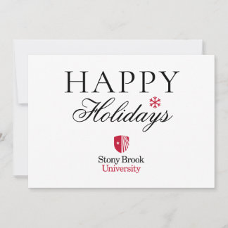 Stony Brook University | woordmerk Feestdagenkaart