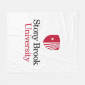 Stony Brook University | Woordmerk Fleece Deken (Voorkant (Horizontaal))