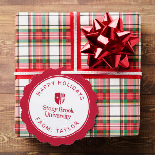 Stony Brook University   Woordmerk Ornament Kaart