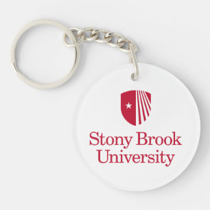 Stony Brook University Woordmerk Sleutelhanger