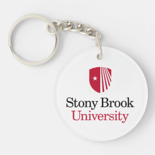 Stony Brook University Woordmerk Sleutelhanger