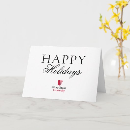 Stony Brook University | Wordmerk Kaart (Gele Bloem)
