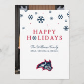 Stony Brook University | Zeewolven Feestdagenkaart (Voorkant / Achterkant)