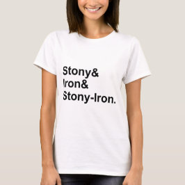 Stony & Iron & Stony-Iron | Soorten metabolieten T-shirt