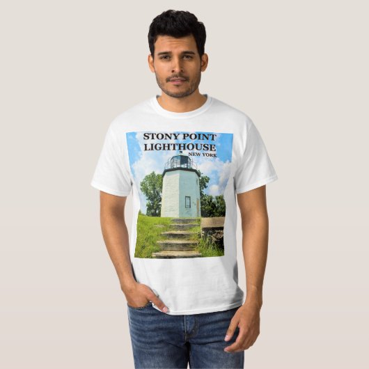 Stony Point Lighthouse, New York T-Shirt (Voorkant volledig)