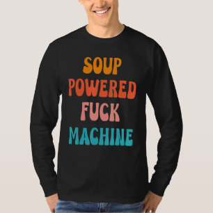Stoom aangedreven Fck Machine Zeggen Quotes Kledi T-shirt