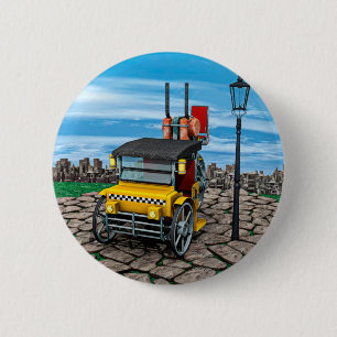 Stoom Cab-Taxi Ronde Button 5,7 Cm
