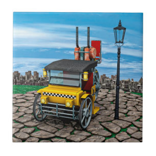 Stoom Cab-Taxi Tegeltje