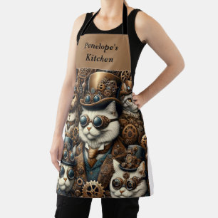 Stoom Punk Cat Keuken Schort