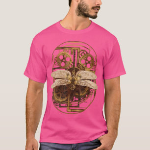 Stoom Punk Dragonfly Mechanische Victoriaans Steam T-shirt