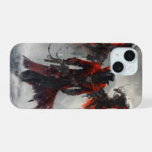 Stoom Punk Fire Demon v2.0 iPhone 15 Hoesje (Achterkant horizontaal)