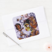 Stoom Punk vlinder dame Sticker (Envelop)