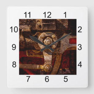 stoom vierkante klok