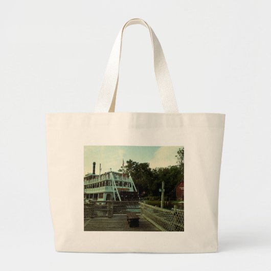 stoomboot grote tote bag (Voorkant)