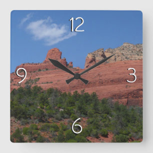 Stoomboot Rots in Sedona Arizona Fotografie Vierkante Klok