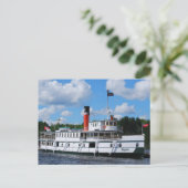 Stoomboot Segwun Briefkaart (Staand voorkant)