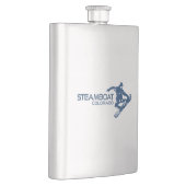 Stoomboot Springs Colorado Snowboarder Flacon (Rechts)