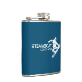 Stoomboot Springs Colorado Snowboarder Heupfles (Rechts)