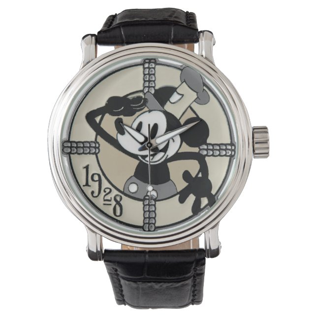 Stoomboot Willie Classic Horloge (Voorkant)