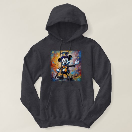 Stoomboot Willie Generative Art Hoodie (Design voorkant)