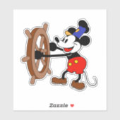Stoomboot Willie Mickey Mouse Sticker (Vel)