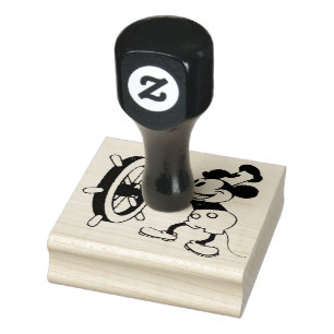 Stoomboot Willie Mickey Stamp Rubberstempel