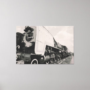 Stoomengine Canvas Afdruk