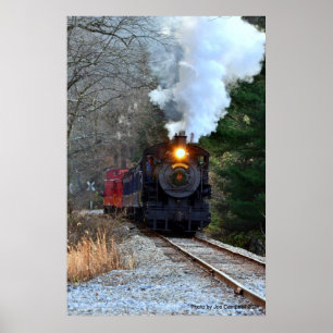 Stoomengine Poster