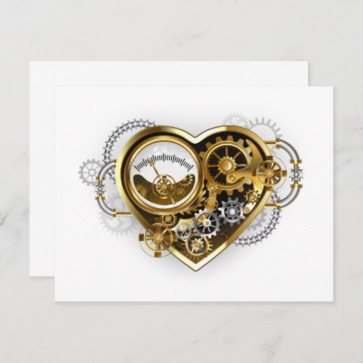 Stoomhart met een Manometer (Voorkant / Achterkant)