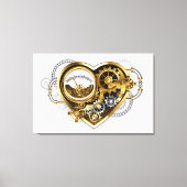 Stoomhart met een Manometer Canvas Afdruk (Voorkant)