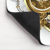 Stoomhart met een manometer muismat (Hoek)