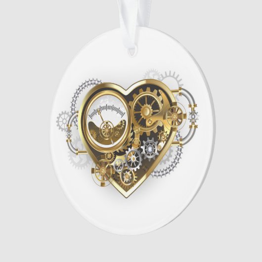 Stoomhart met een Manometer Ornament (voorkant)