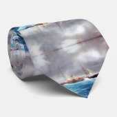 Stoomjacht Margarita 1900's Stropdas (Opgerold)