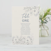 stoomkaart voor de blauwe bruiloft (Staand voorkant)