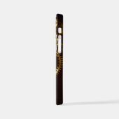 Stoomklok met antieke tandwielen iPhone hoesje (Linkerkant)