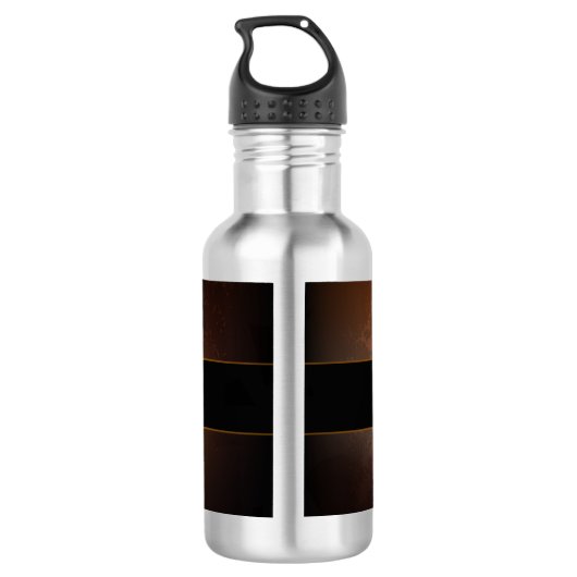 Stoomklok met antieke tandwielen waterfles (Achterkant)