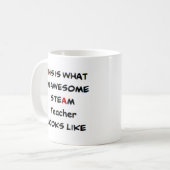 stoomleraar, geweldige koffiemok (Voorkant links)